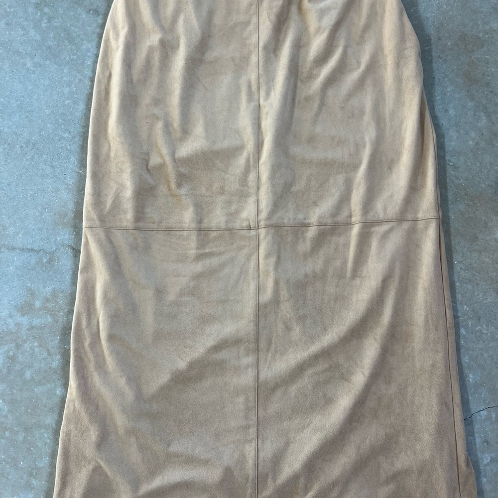 Microsuede skirt